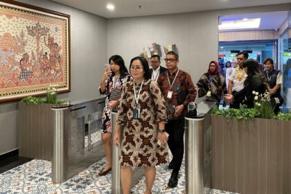 Suasana pembukaan Blue Sky Premier Lounge Bali di Bandara Internasional I Gusti Ngurah Rai pada Rabu (28/8/2024). (Istimewa)