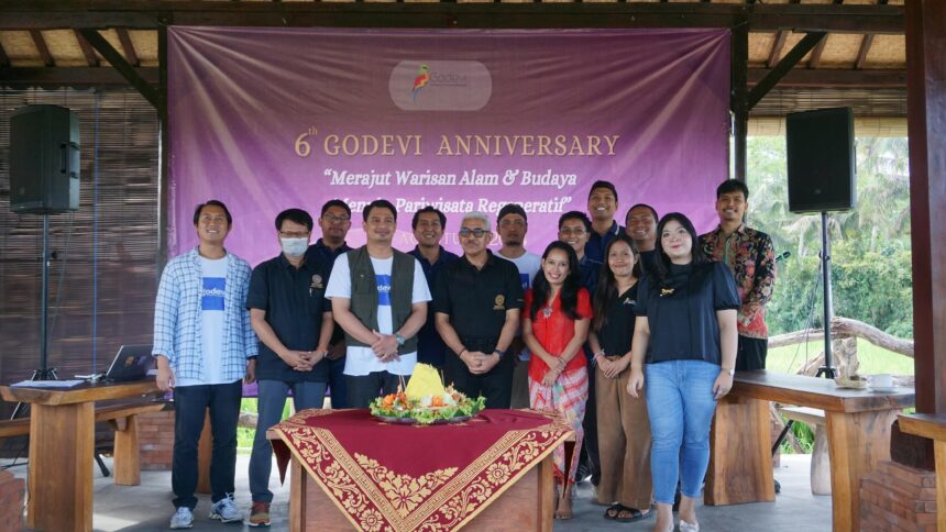 Suasana perayaan HUT ke- Godevi di Batuan, Gianyar, Sabtu (31/8/2024).